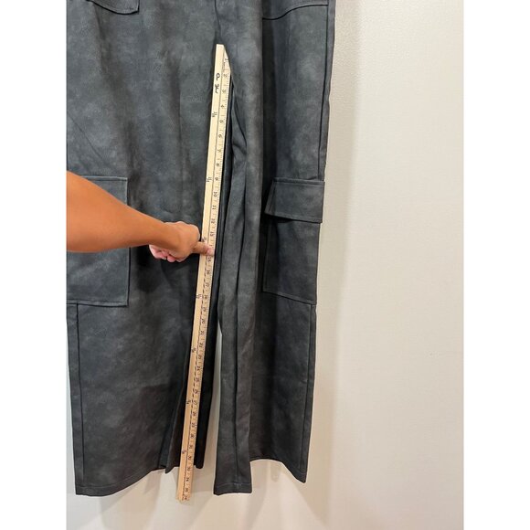 Prettylittlething Women's Pants Size 10 Dark Gray Cargo NWT - Picture 7 of 12